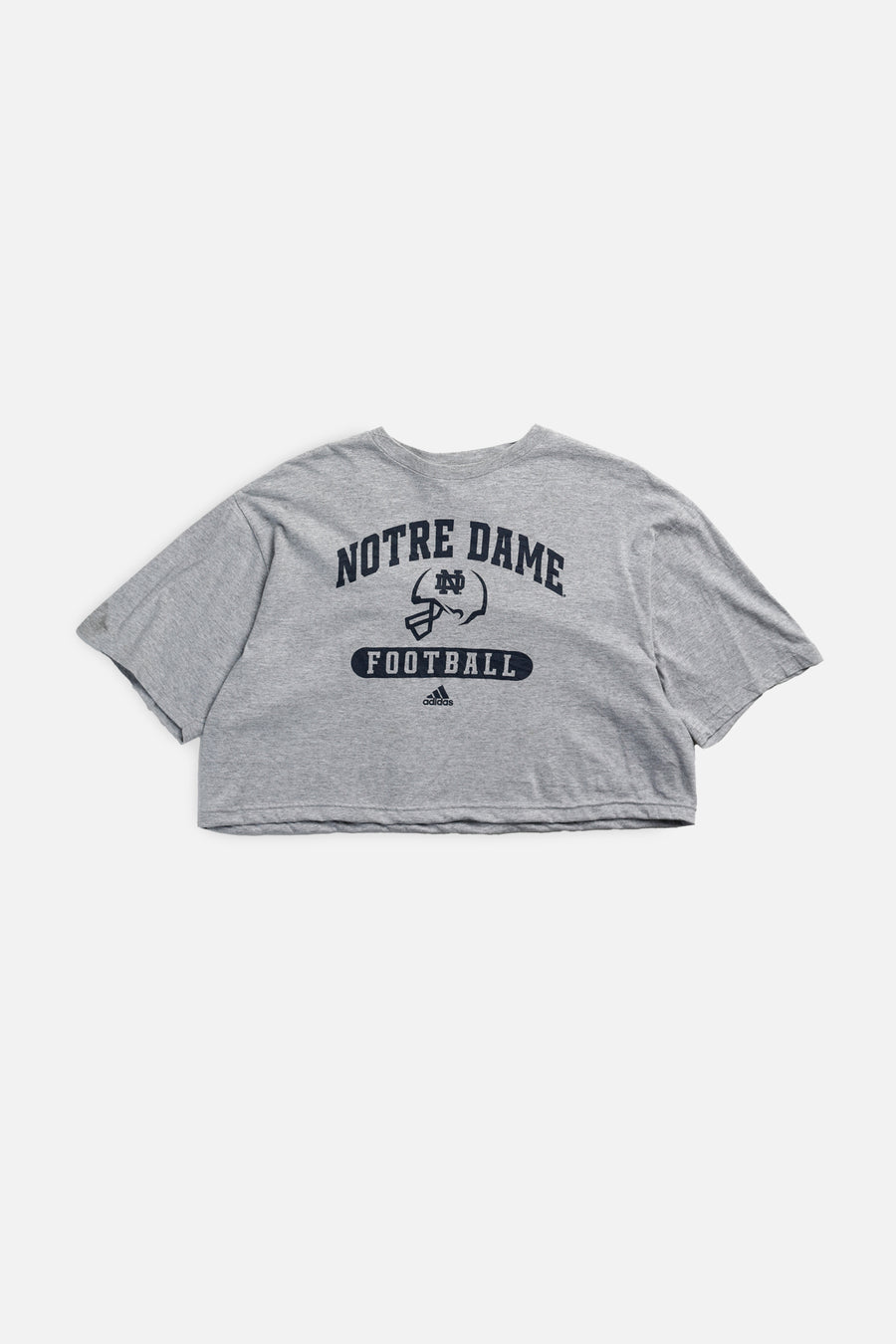 Rework Notre Dame Football Crop Tee - XL