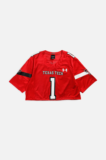 Rework Crop Texas Tech NCAA Jersey - XL