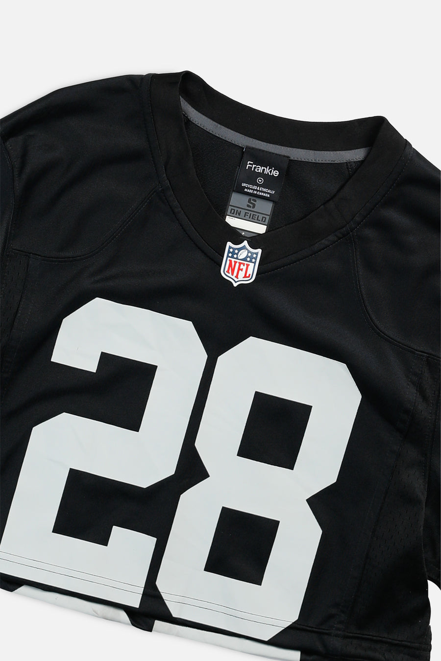 Rework Crop Las Vegas Raiders NFL Jersey - M