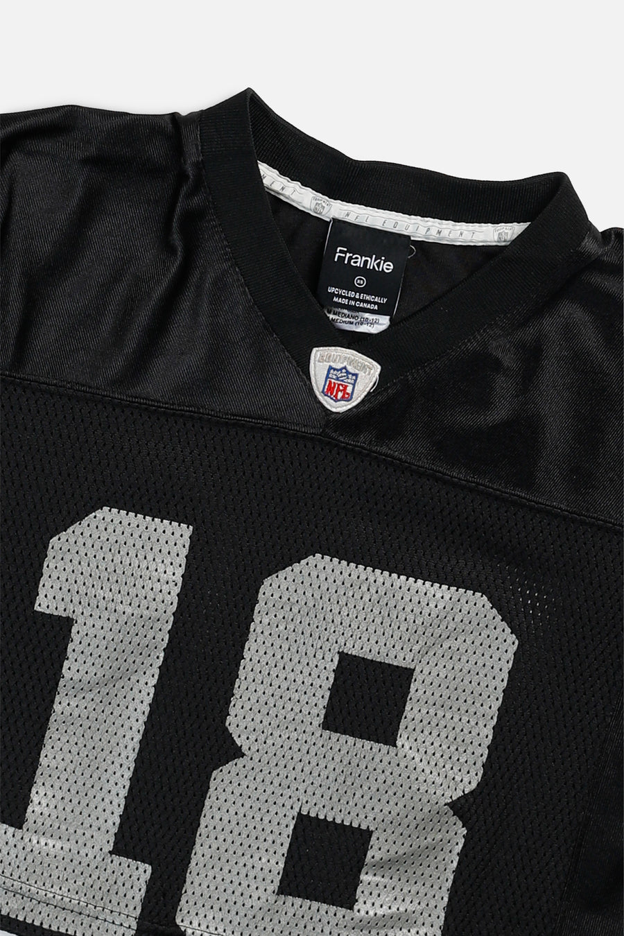 Rework Crop Las Vegas Raiders NFL Jersey - XS