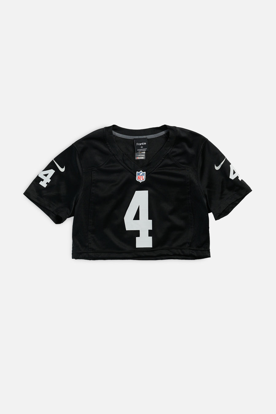 Rework Crop Las Vegas Raiders NFL Jersey - XS