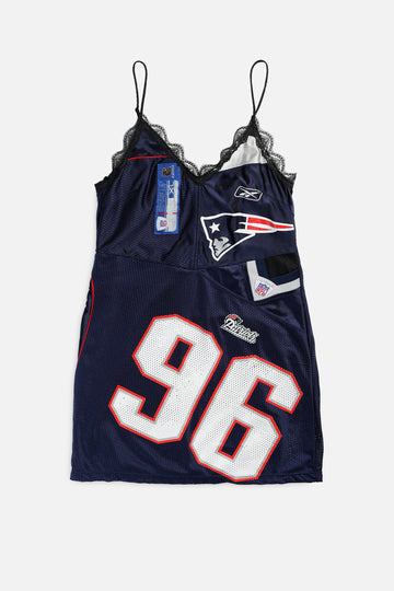 Rework New England Patriots NFL Lace Dress - S