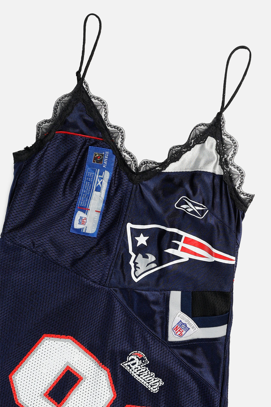 Rework New England Patriots NFL Lace Dress - S