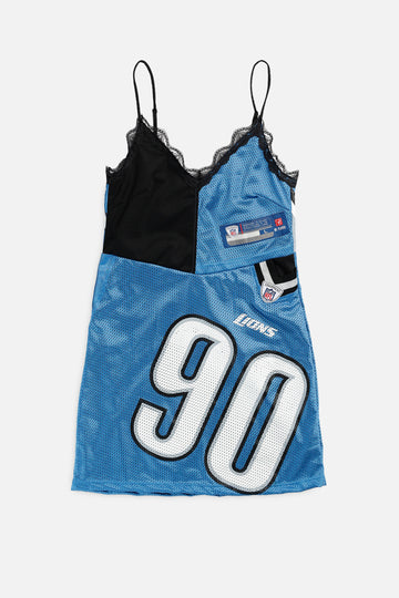 Rework Detroit Lions NFL Lace Dress - XS