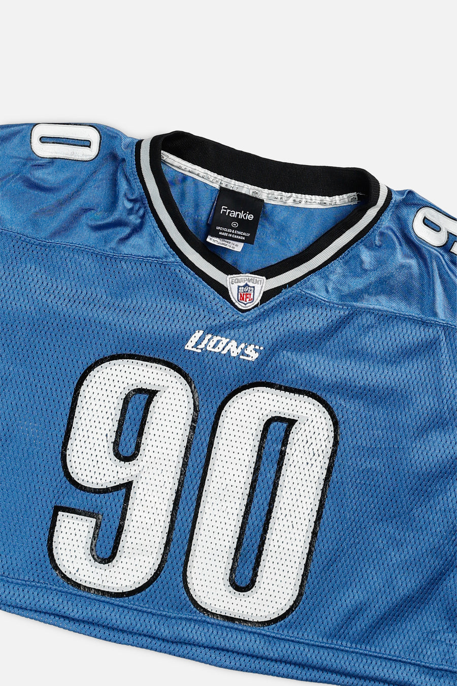 Rework Crop Detroit Lions NFL Jersey - M