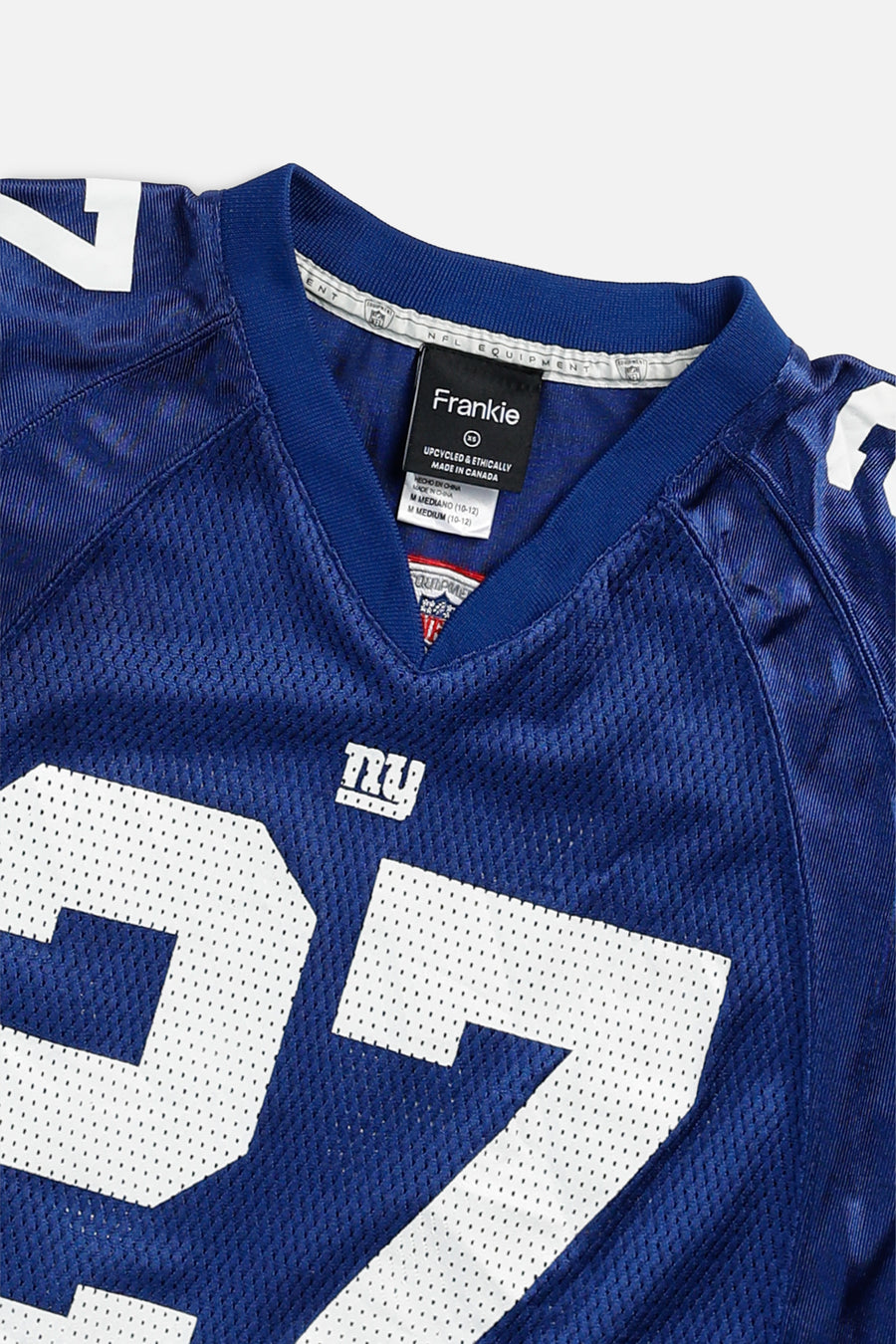 Rework Crop NY Giants NFL Jersey - XS