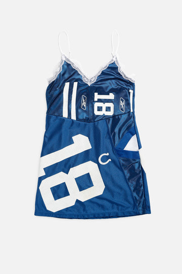 Rework Indianapolis Colts NFL Lace Dress - S