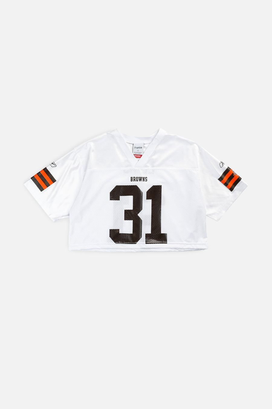 Rework Crop Cleveland Browns NFL Jersey - M