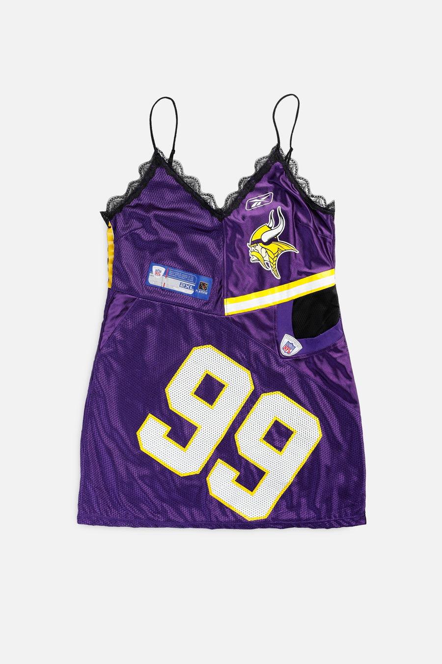 Rework Minnesota Vikings NFL Lace Dress - XL