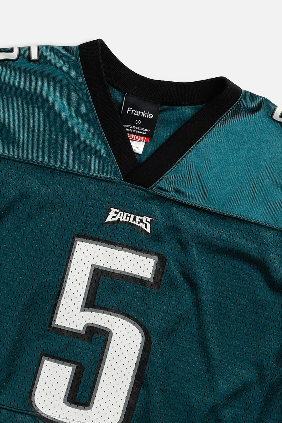 Rework Crop Philadelphia Eagles NFL Jersey - S