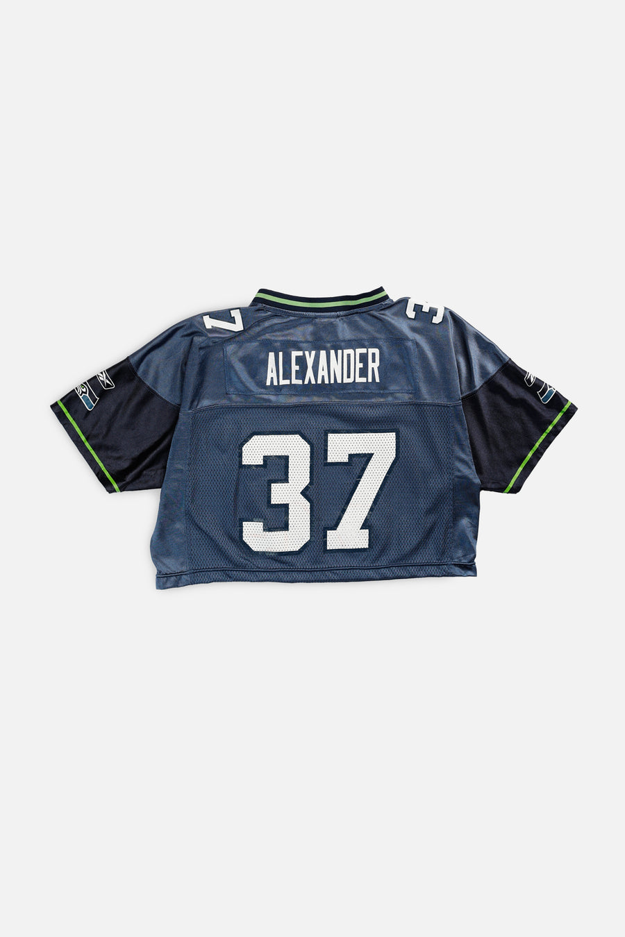 Rework Crop Seattle Seahawks NFL Jersey - M