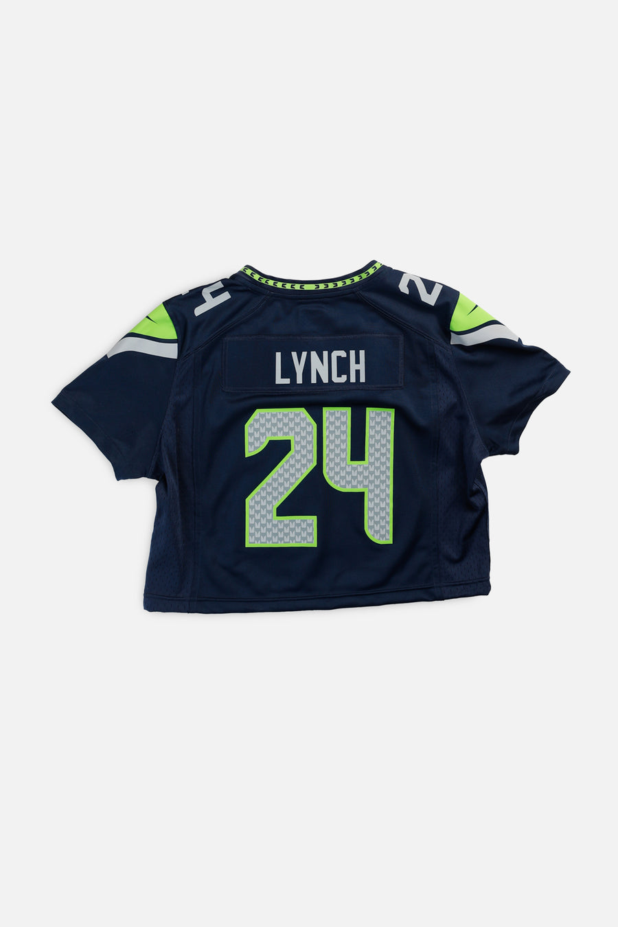 Rework Crop Seattle Seahawks NFL Jersey - XL