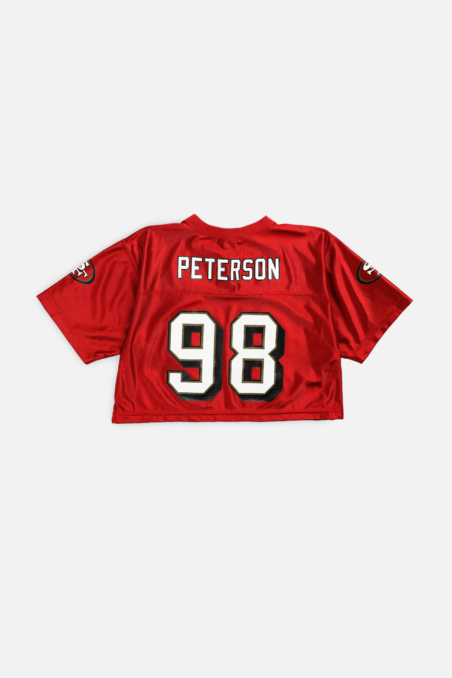 Rework Crop San Francisco 49ers NFL Jersey - M