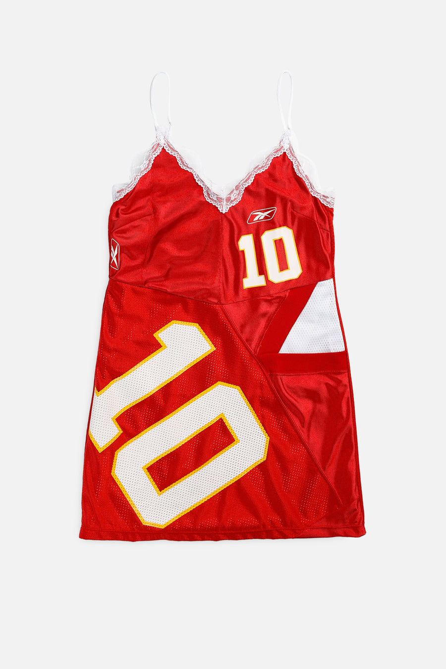 Rework Kansas City Chiefs NFL Lace Dress - S