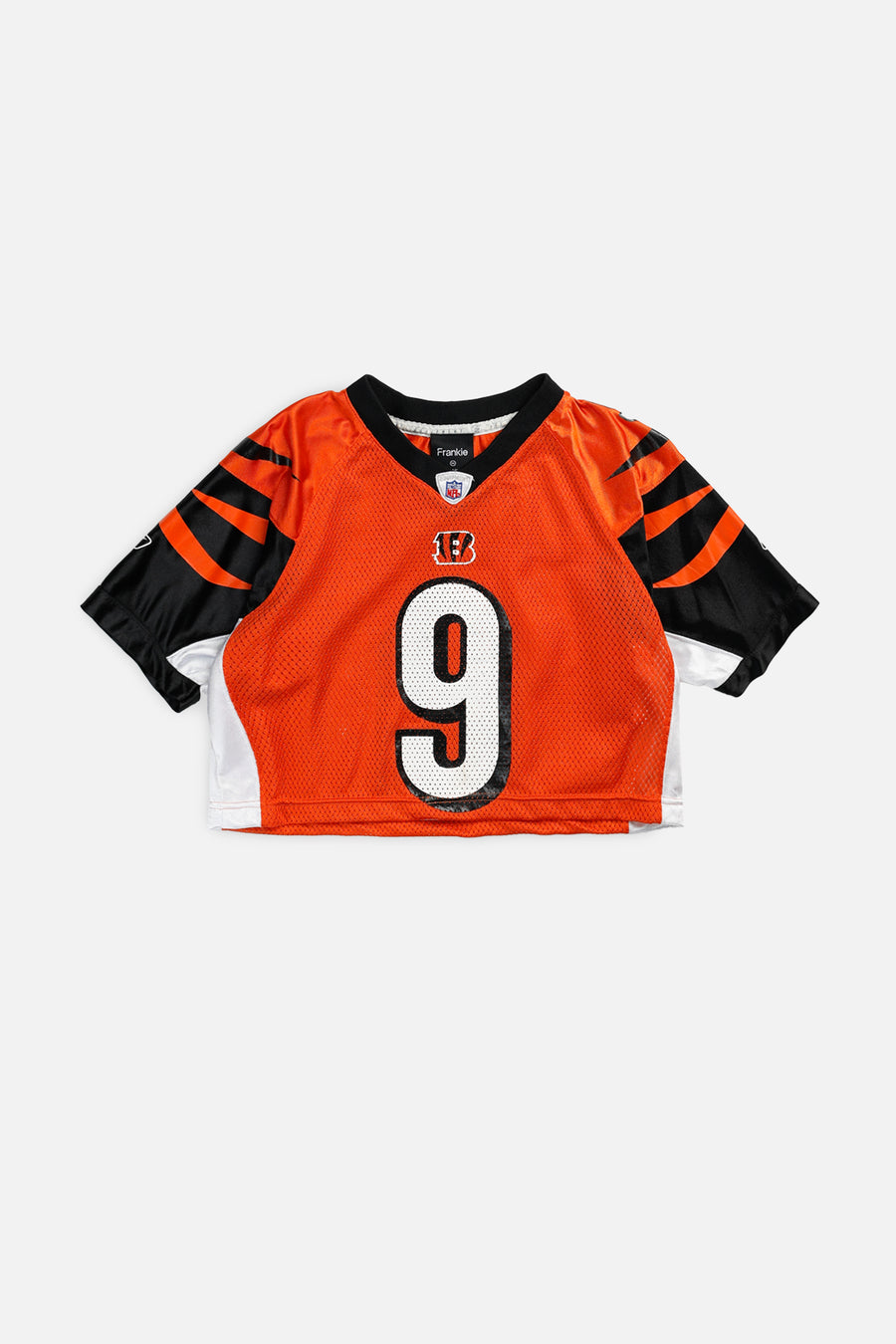 Rework Crop Cincinnati Bengals NFL Jersey - XS