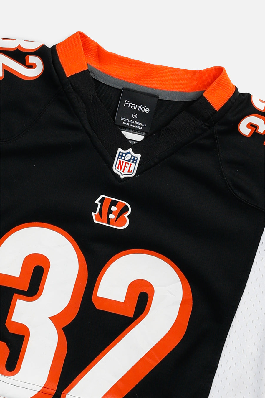 Rework Crop Cincinnati Bengals NFL Jersey - XS