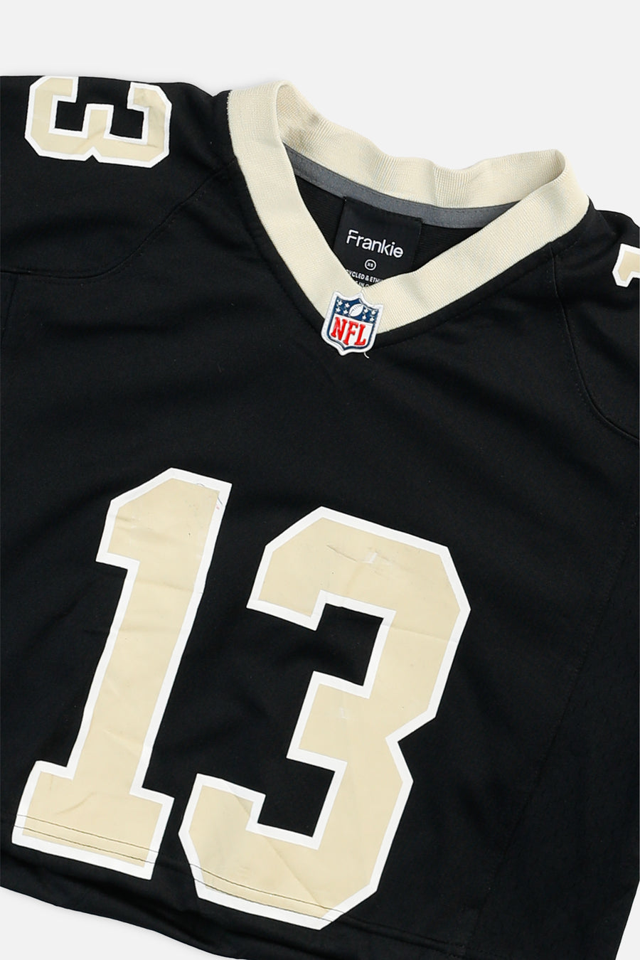 Rework Crop New Orleans Saints NFL Jersey - XS