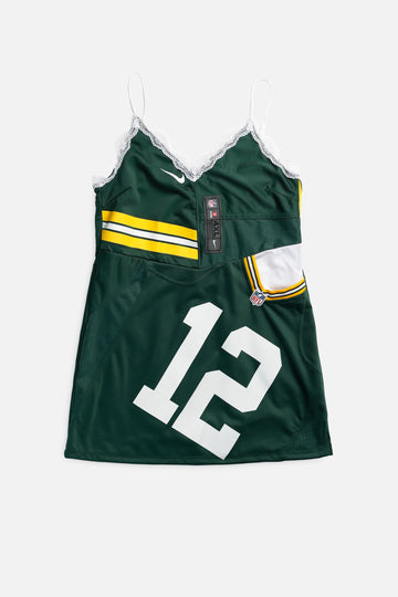 Rework Green Bay Packers NFL Lace Dress - XL