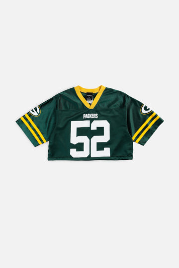 Rework Crop Green Bay Packers NFL Jersey - S