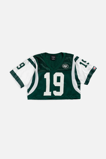 Rework Crop New York Jets NFL Jersey - XS