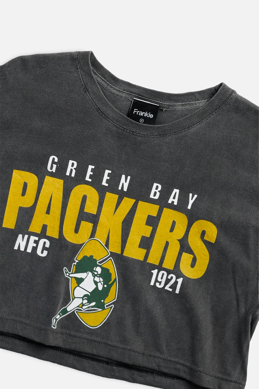 Rework Green Bay Packers NFL Crop Tee - M