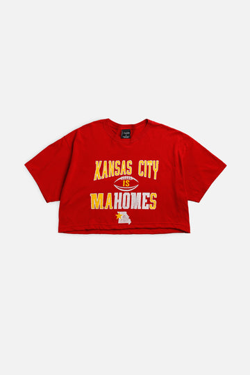 Rework Kansas City Chiefs NFL Crop Tee - XL