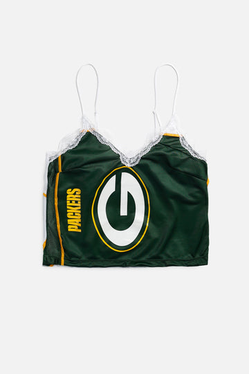 Rework Green Bay Packers NFL Lace Tank - XS