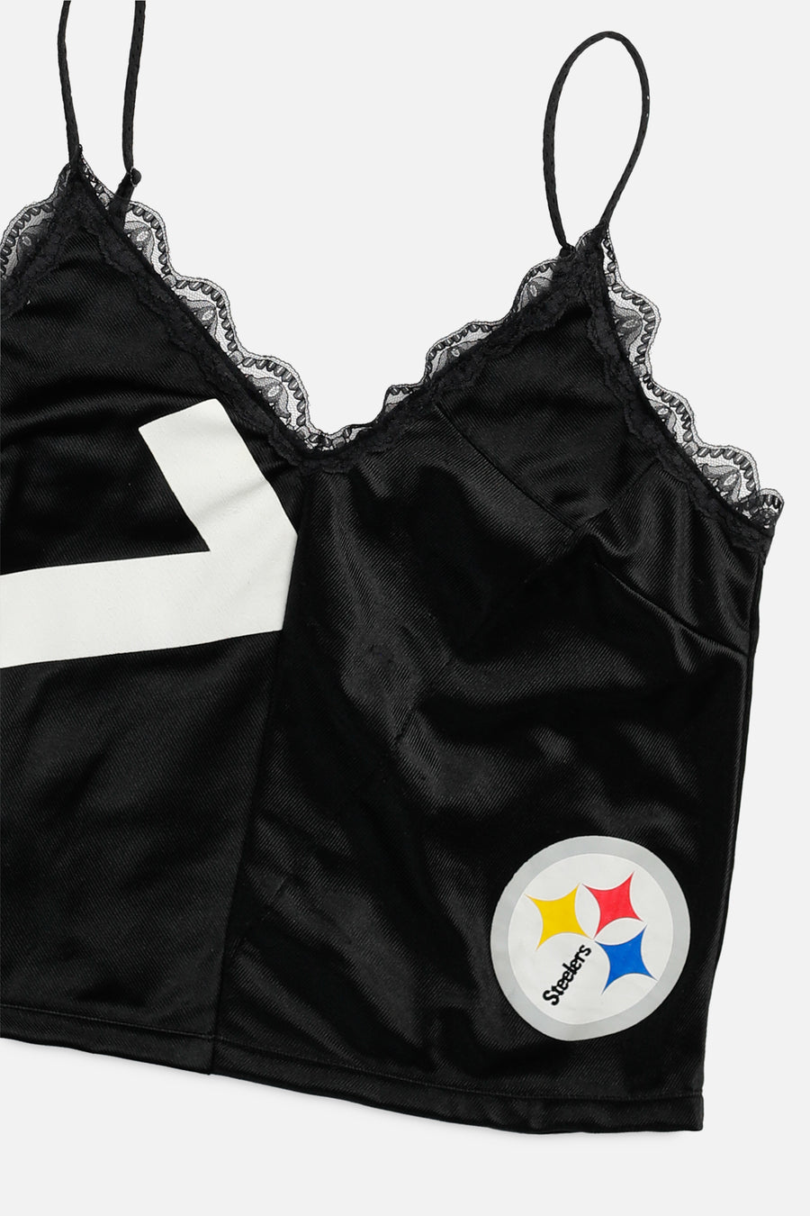 Rework Pittsburgh Steelers NFL Lace Tank - L