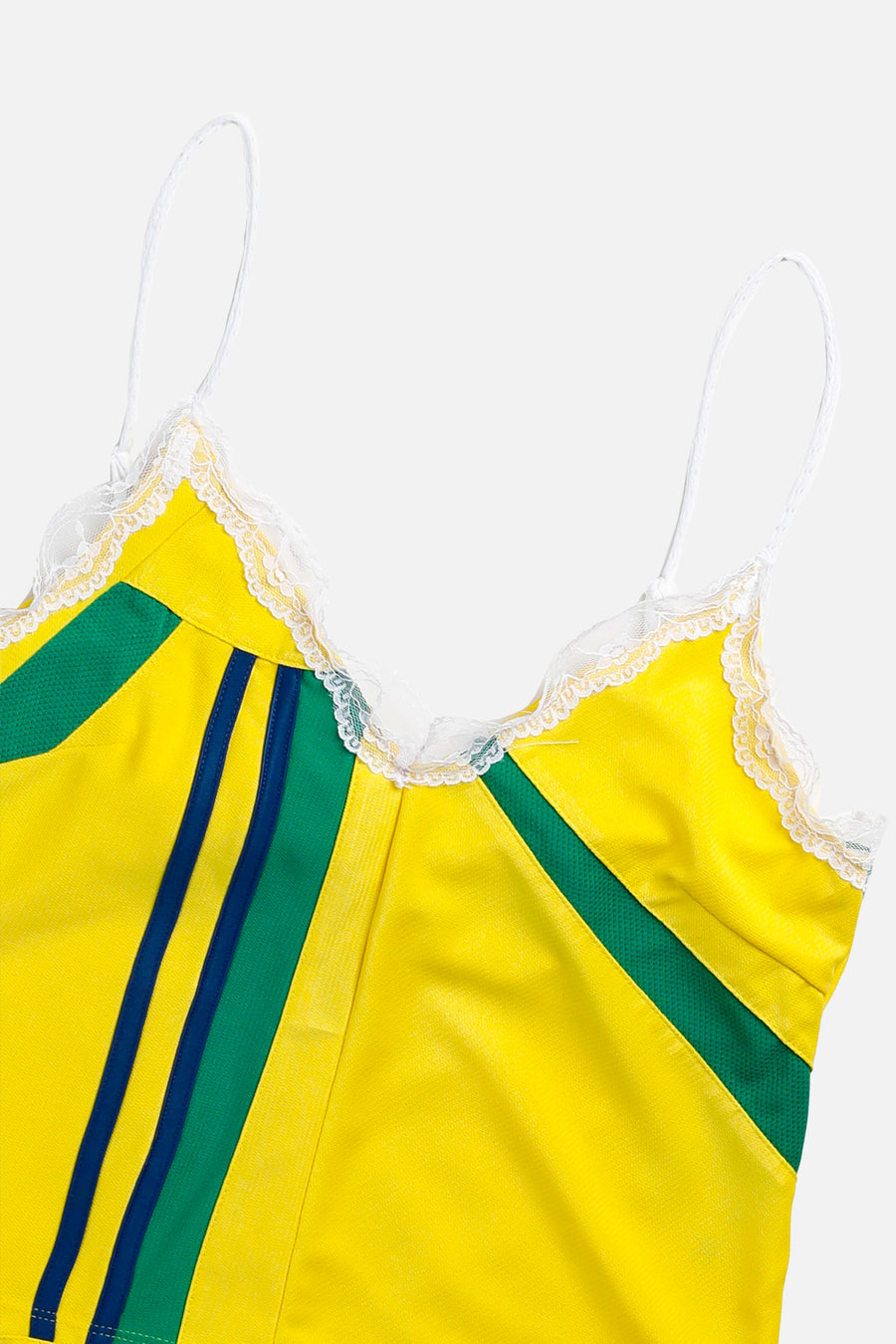 Rework Brazil Soccer Lace Tank - S