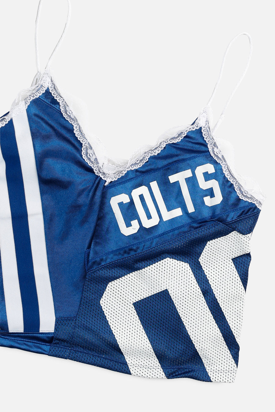 Rework Indianapolis Colts NFL Lace Tank - XXL