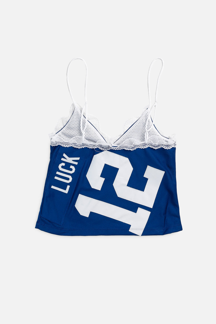 Rework Indianapolis Colts NFL Lace Tank - XS