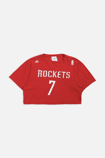 Rework Houston Rockets NBA Crop Tee - S