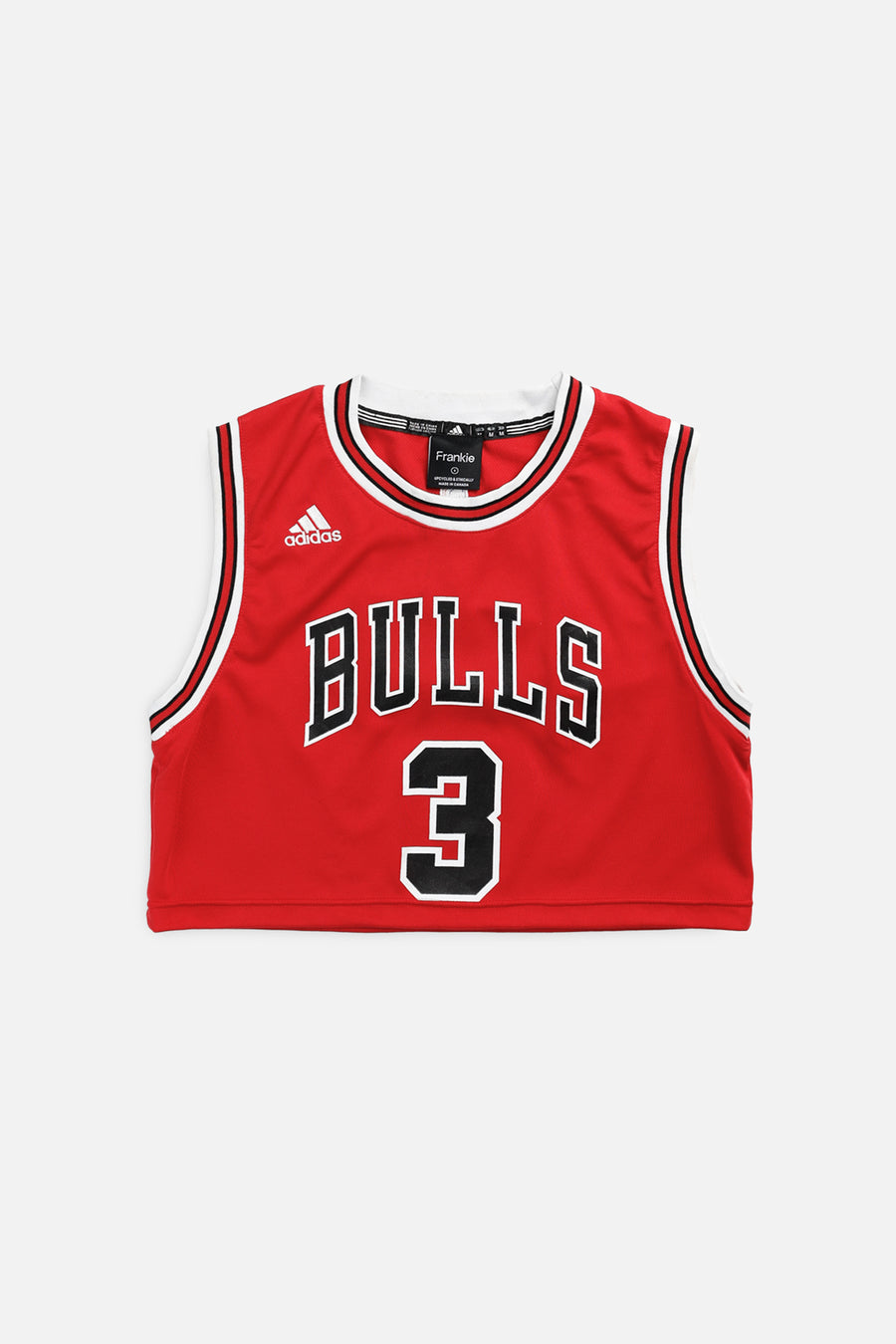 Rework Chicago Bulls NBA Crop Jersey - S