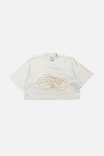 Rework Niagara Falls Crop Tee - S