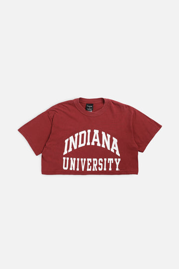 Rework Indiana University Crop Tee - M