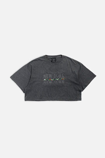 Rework New York Crop Tee - L