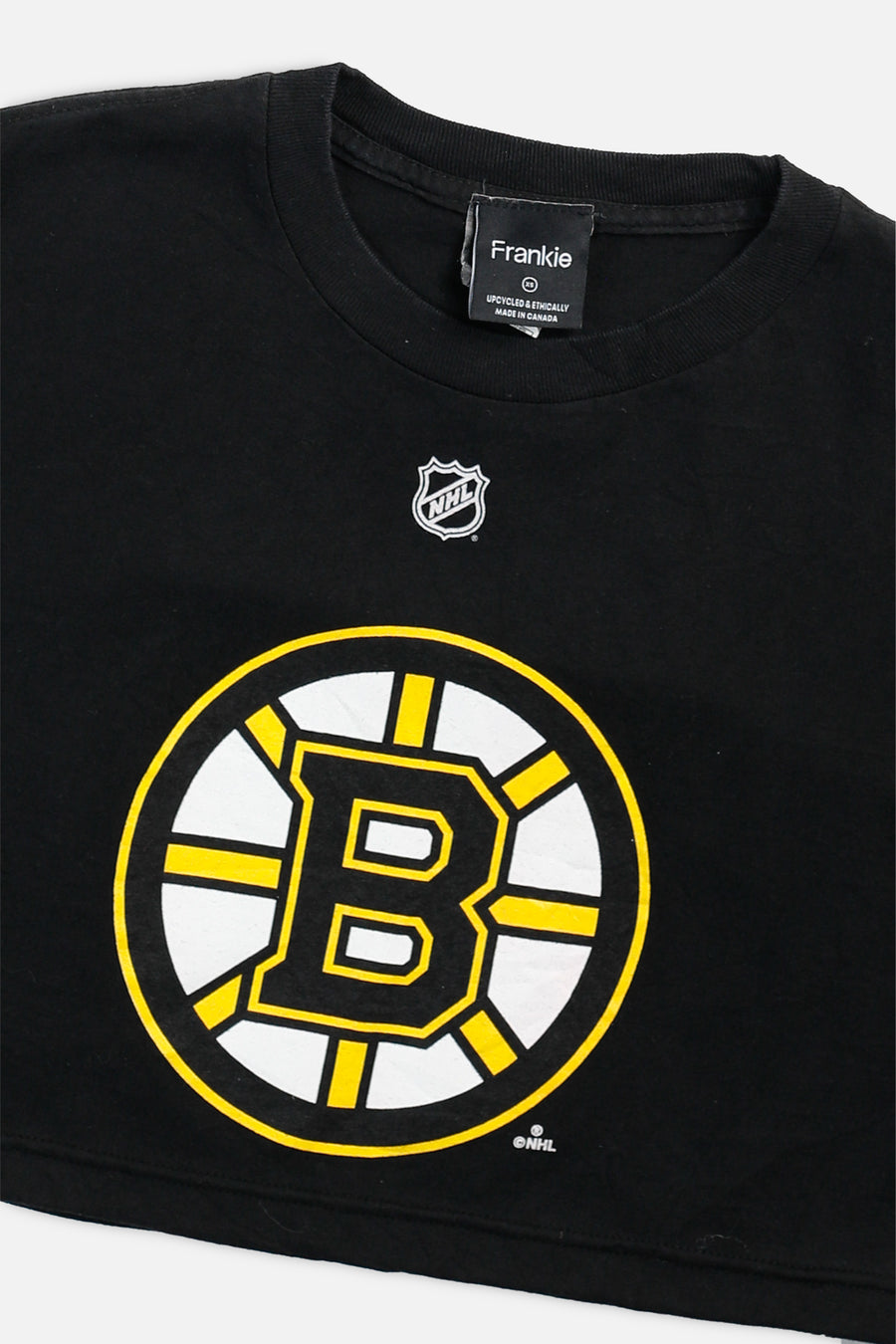 Rework Boston Bruins NHL Crop Tee - XS