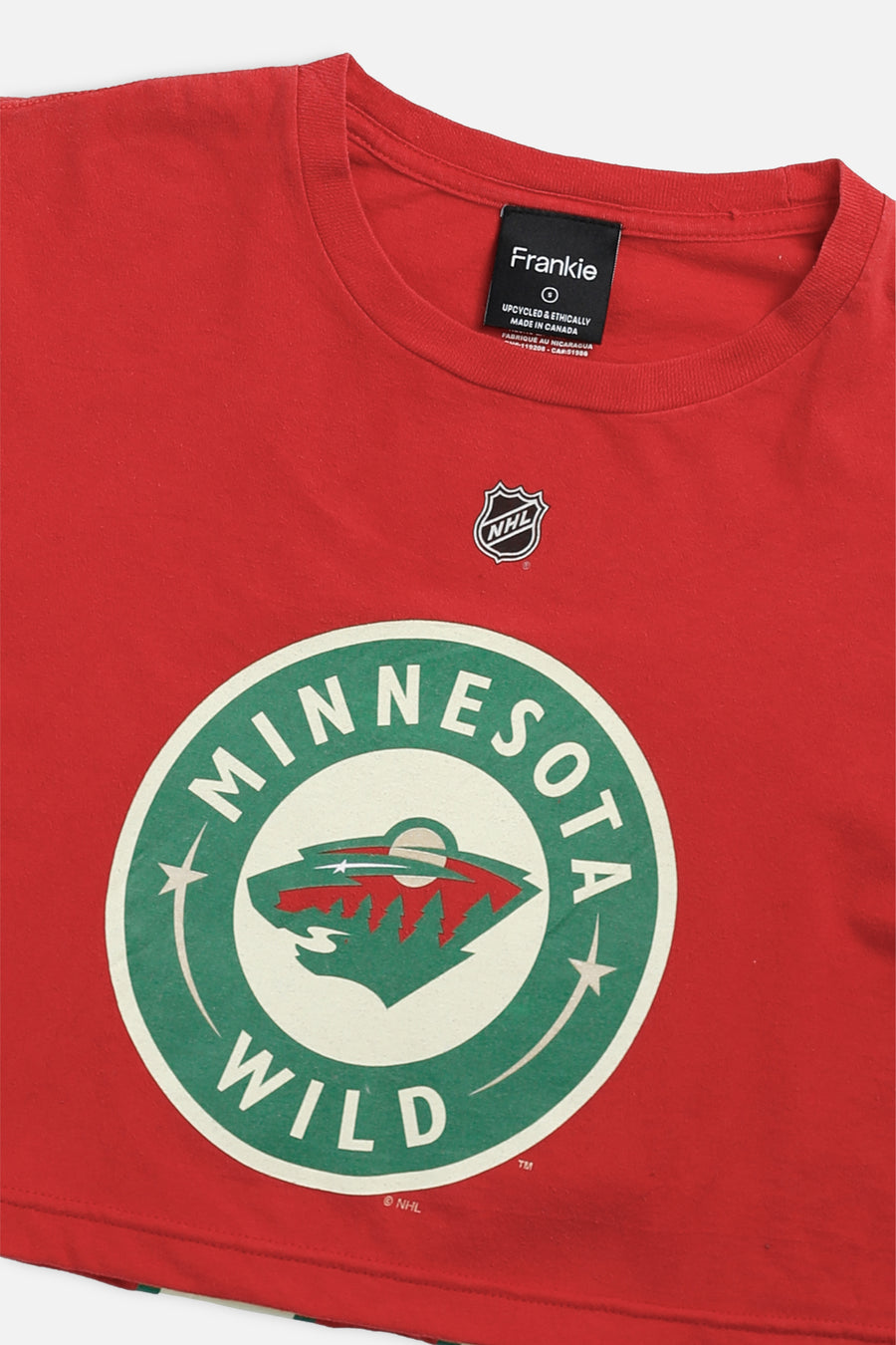 Rework Minnesota Wild NHL Crop Tee - S