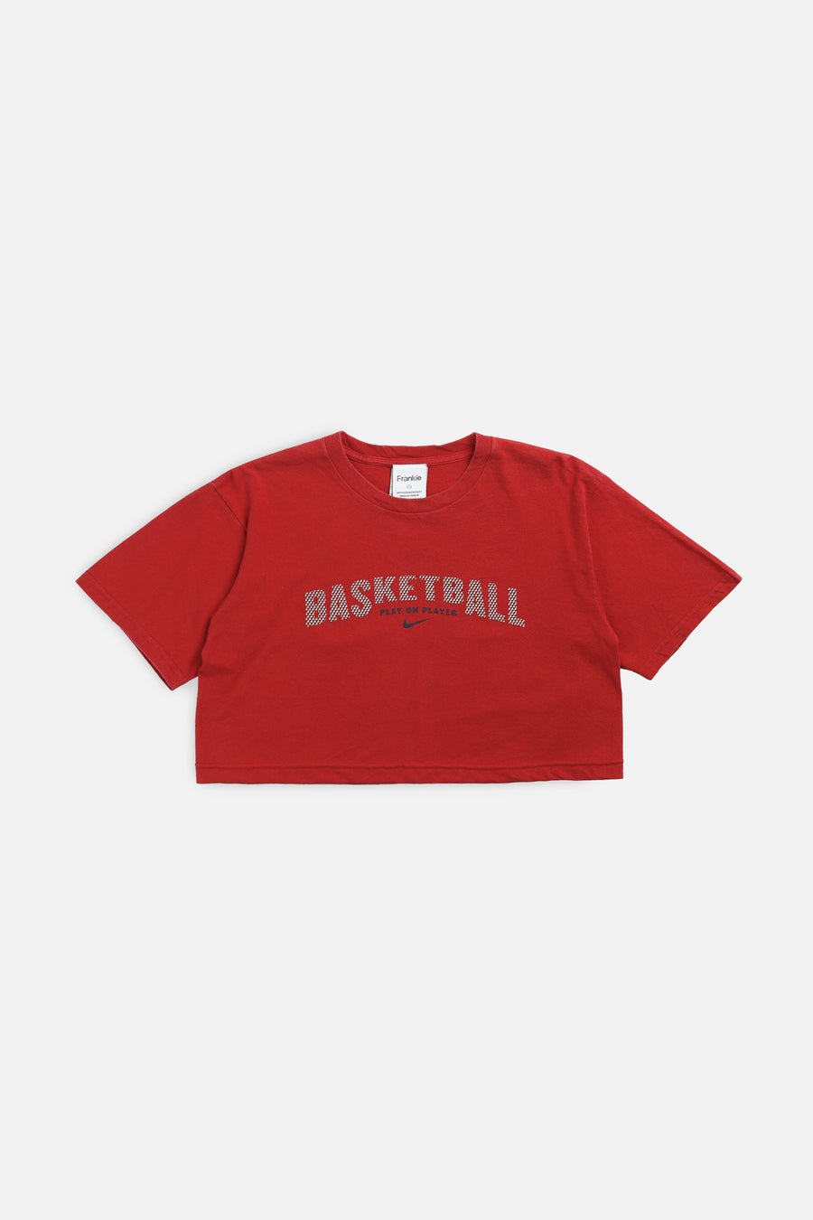 Rework Nike Basketball Crop Tee - S