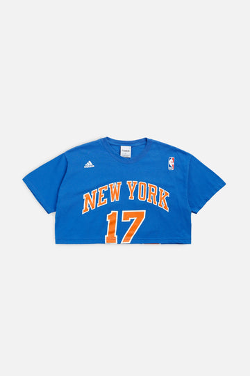 Rework NY Knicks NBA Crop Tee - S