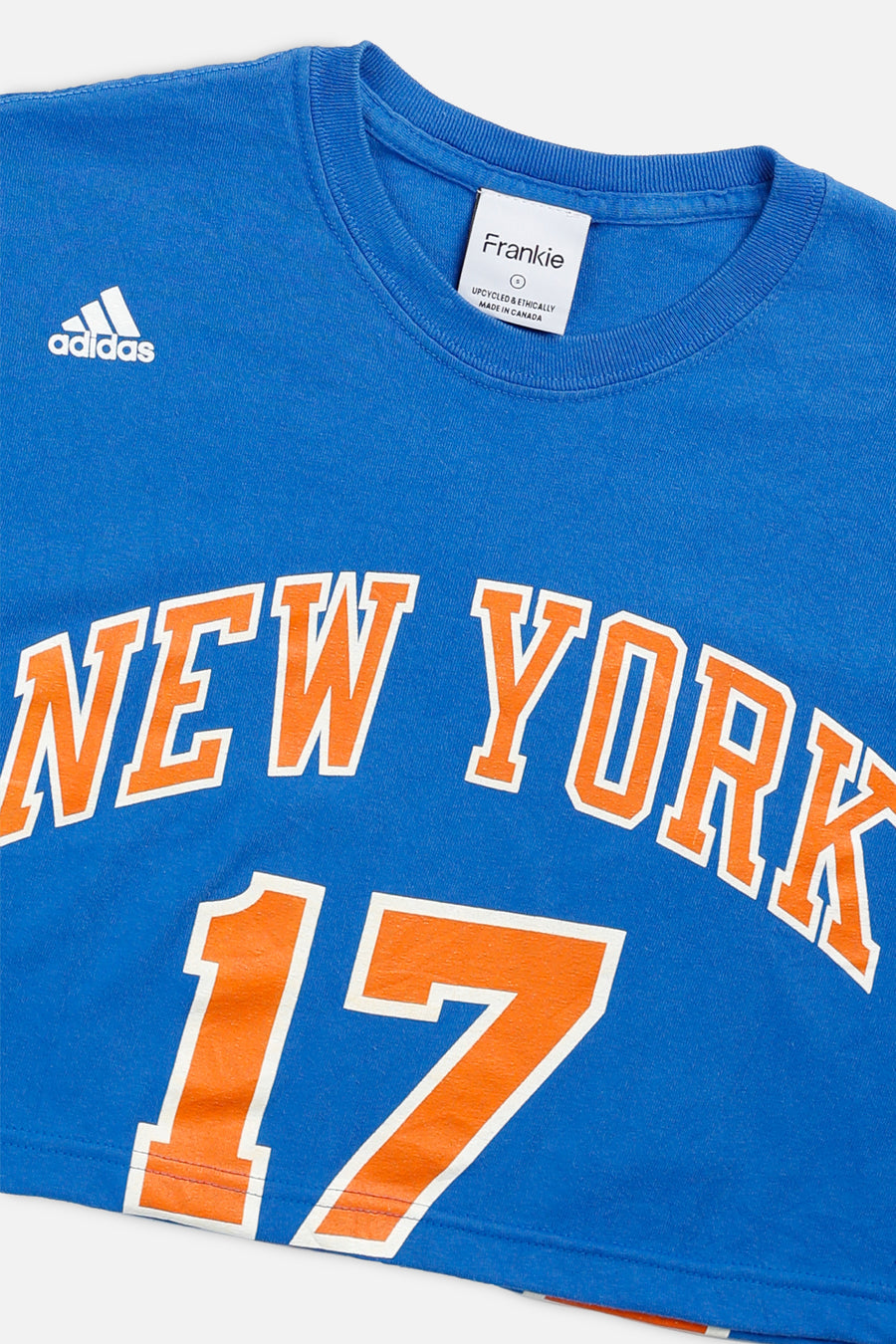 Rework NY Knicks NBA Crop Tee - S