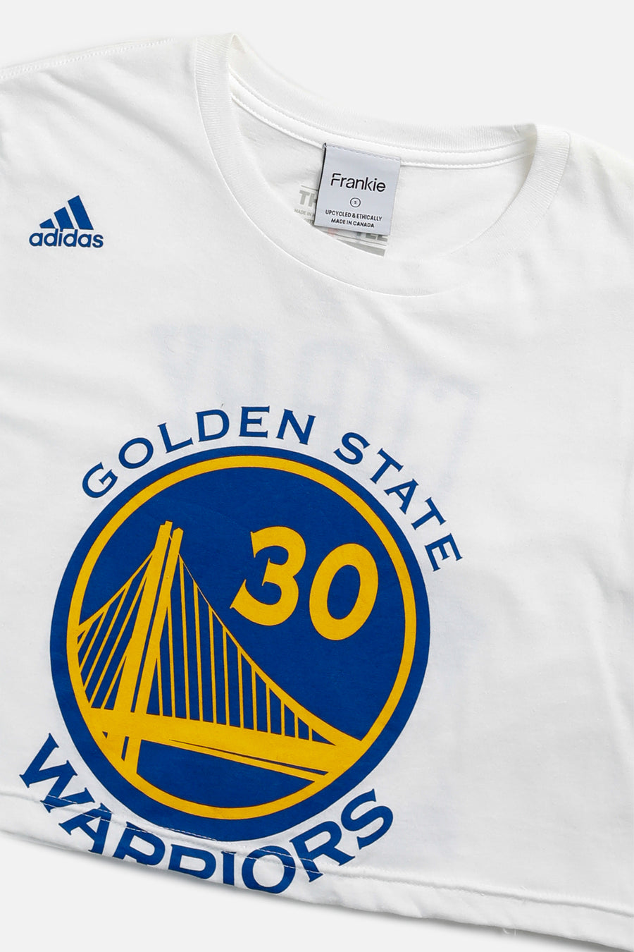 Rework Golden State Warriors NBA Crop Tee - S