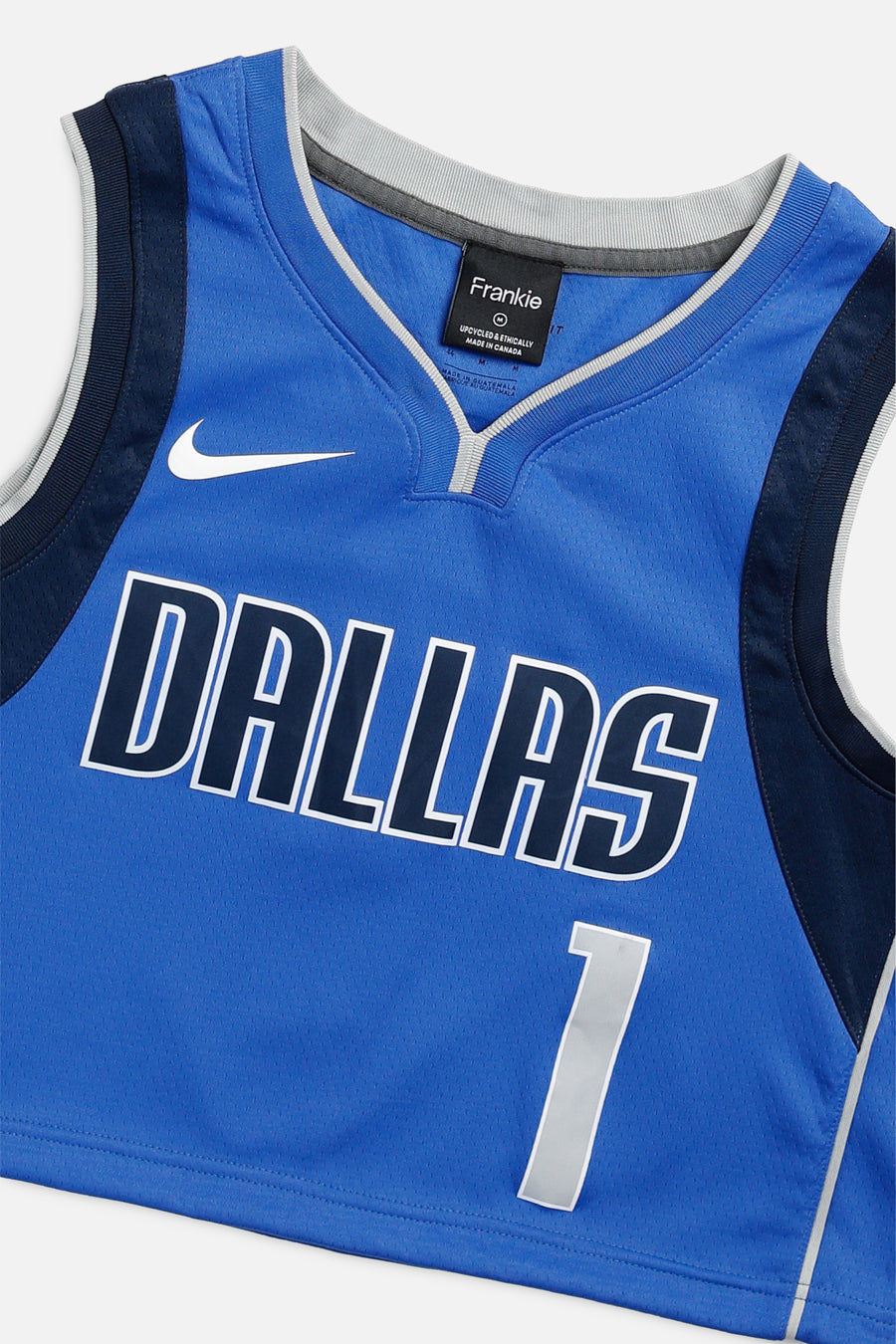 Rework Dallas Mavericks NBA Crop Jersey - M