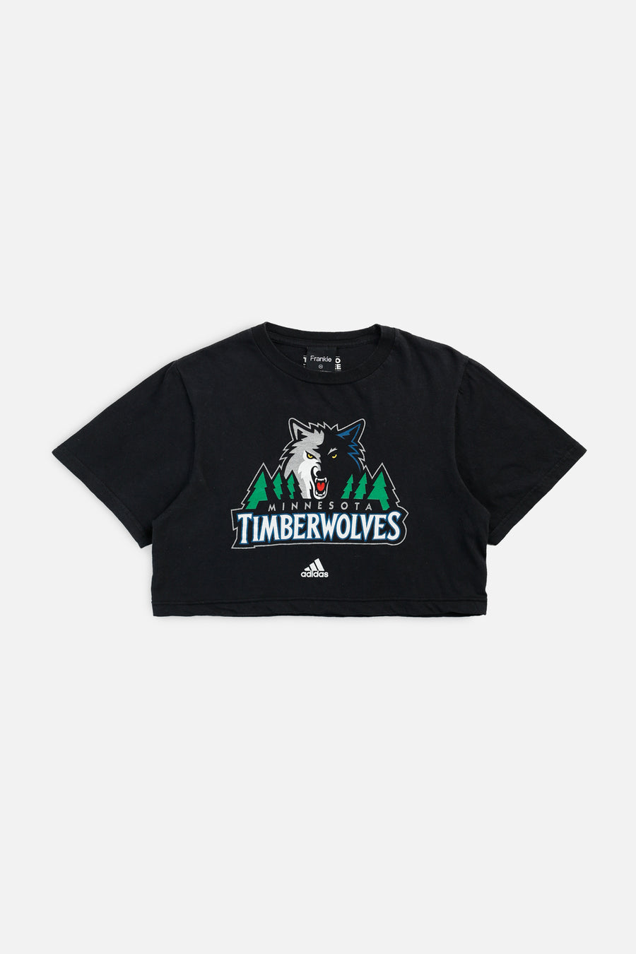 Rework Minnesota Timberwolves NBA Crop Tee - XS