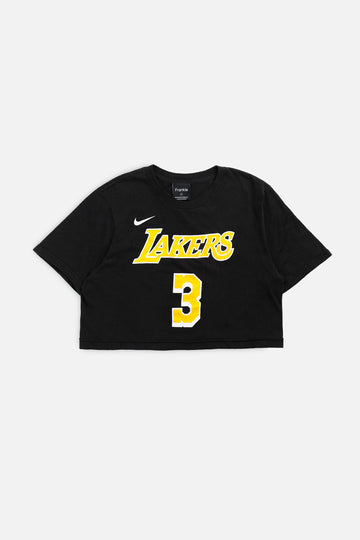 Rework La Lakers NBA Crop Tee - S