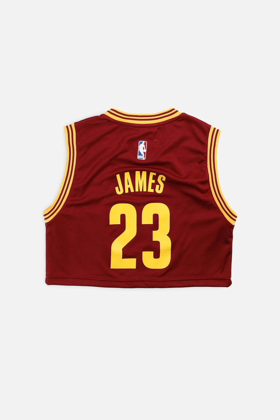 Rework Cleveland Cavaliers NBA Crop Jersey - S