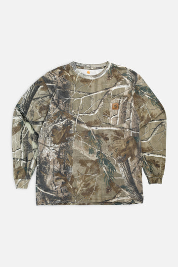 Vintage Carhartt Camo Long Sleeve Tee - M