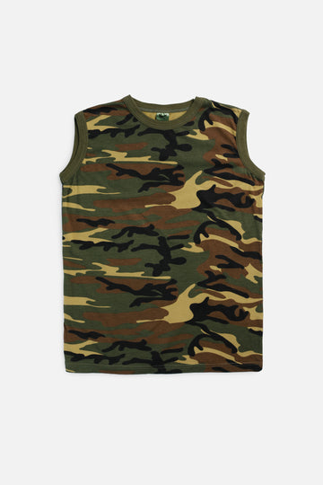 Vintage Camo Tank - L