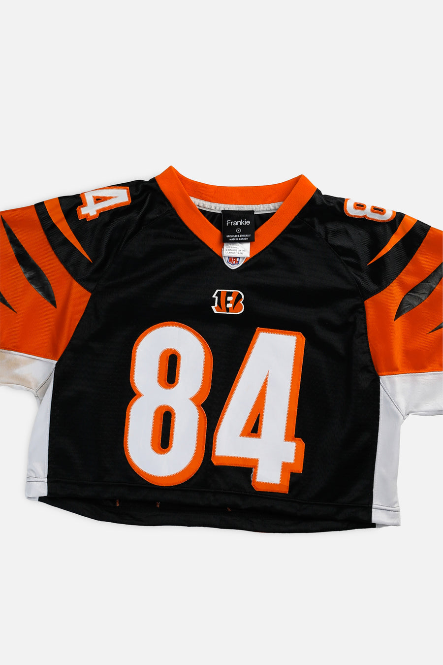 Rework Crop Cincinnati Bengals NFL Jersey - S