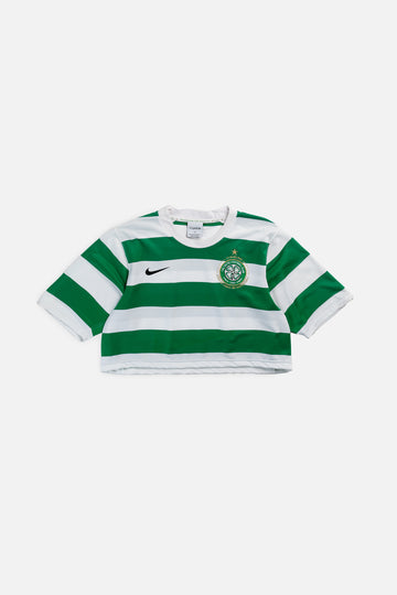 Rework Crop Celtic Soccer Jersey - M